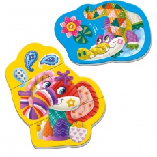 Baby Puzzles słoń-krokodyl