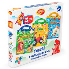 Teczki z naklejkami 3w1 30894
