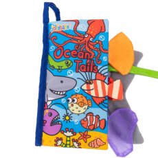 Jolly Baby Książeczka Ocean tail cloth book EN