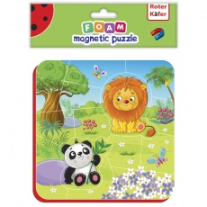 Magnesy piankowe puzzle ZOO