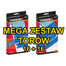 Mega zestaw torów 32 elementy OU