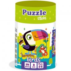 Puzzle patyczki tukan/sowa